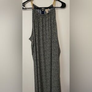 Brand new Michael kors  navy and yellow sleeveless dress size 3x